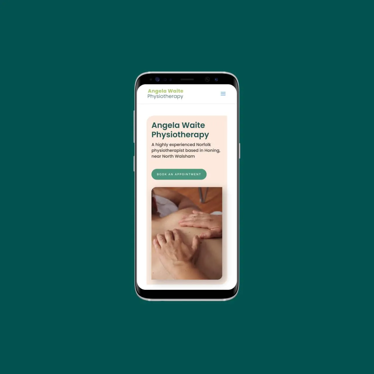 Angela Waite Physiotherapy — screenshot