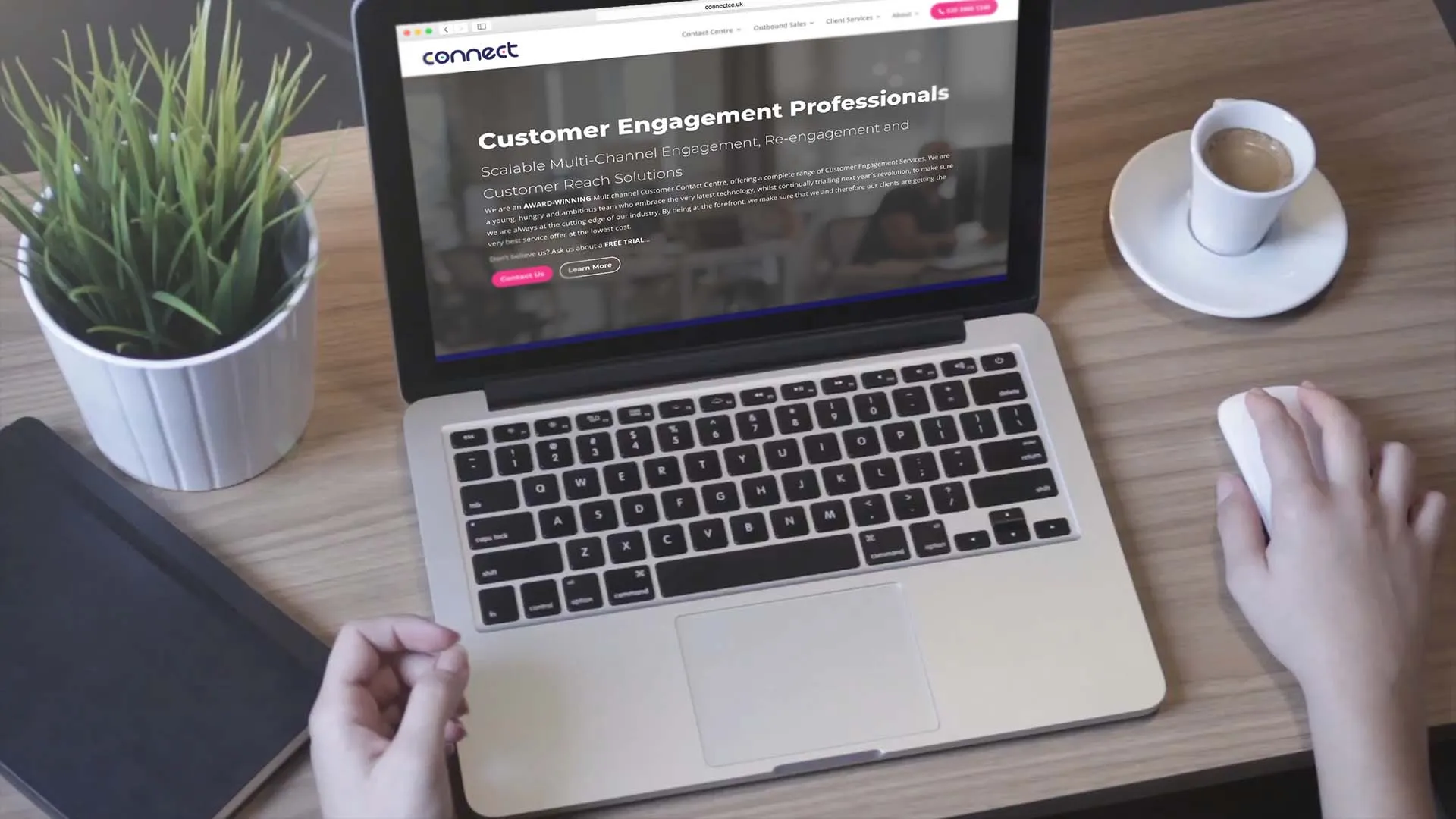 Bespoke Web Design Project for Connect CC — screenshot