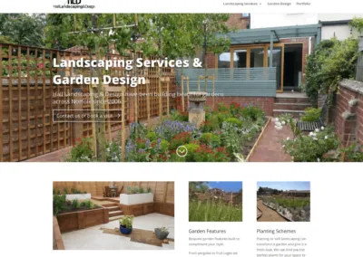 Hall Landscaping & Design — screenshot