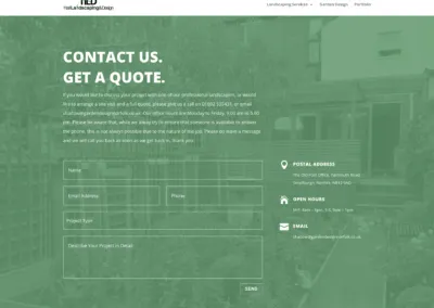 Hall Landscaping & Design — screenshot
