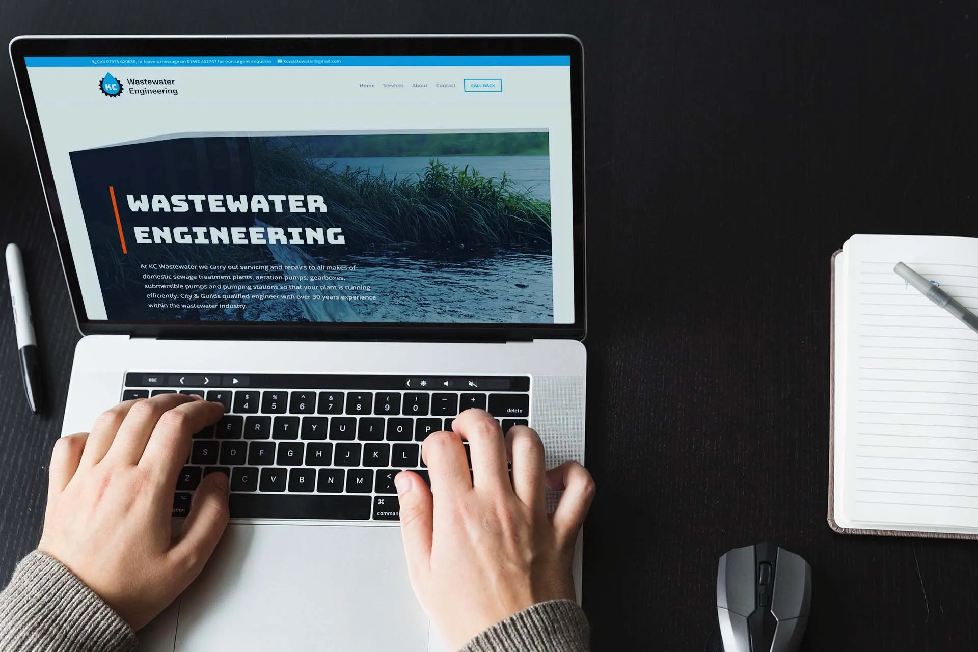 KC Wastewater Engineering — screenshot
