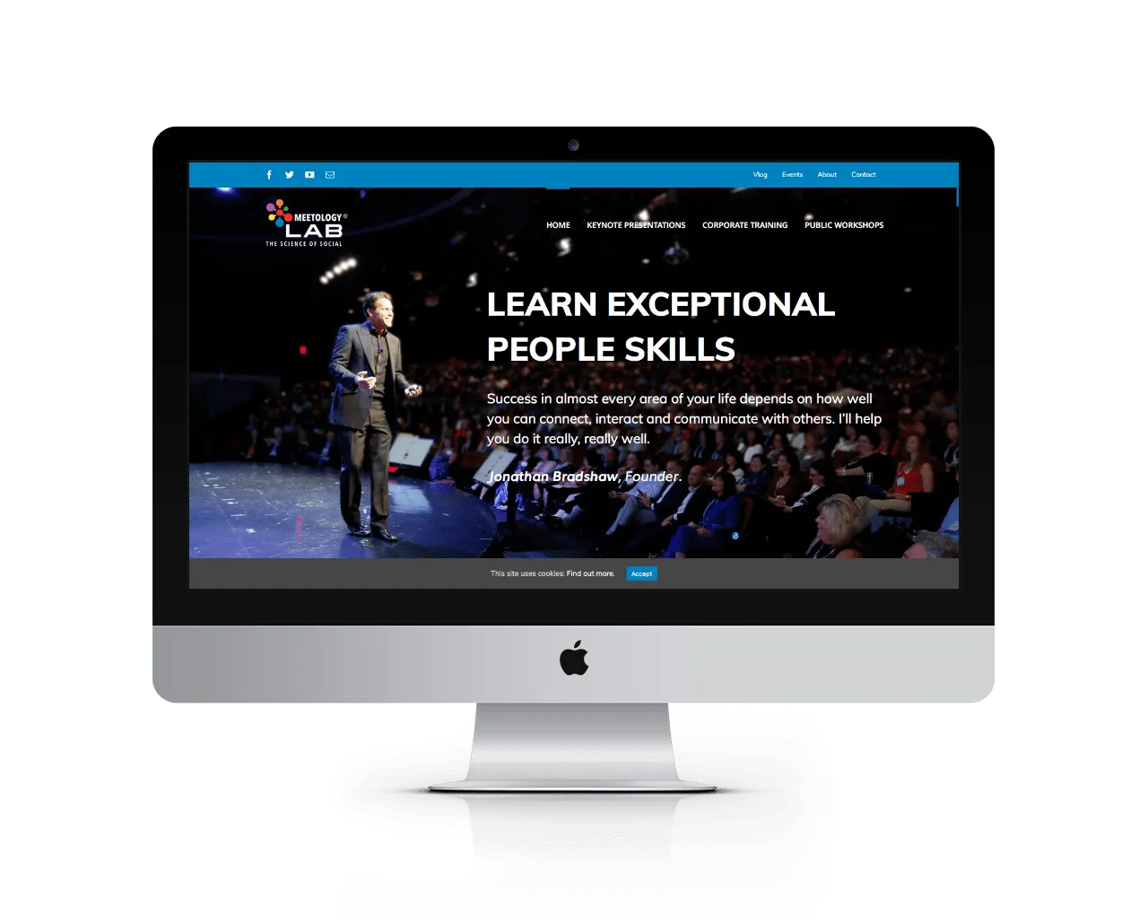 Web Design Project for Meetology Lab — screenshot