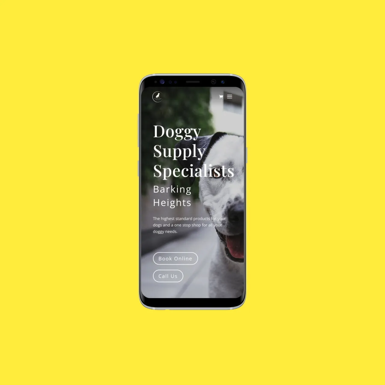 Multi-Page Website for Barking Heights — screenshot