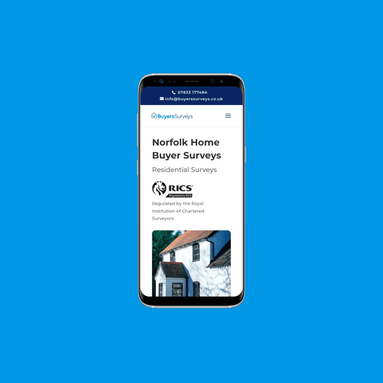 Norfolk Home Buyer Surveys — screenshot