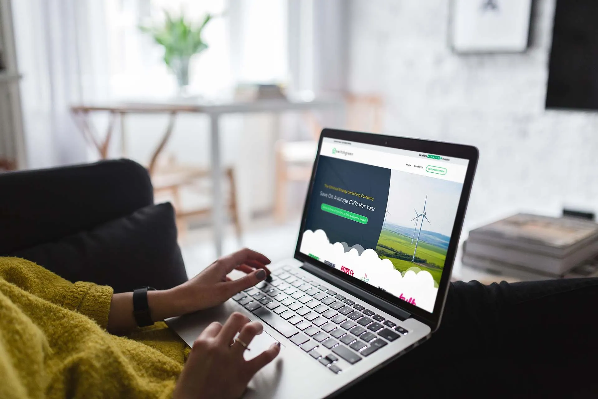 WordPress Web Design for Switchgreen — screenshot