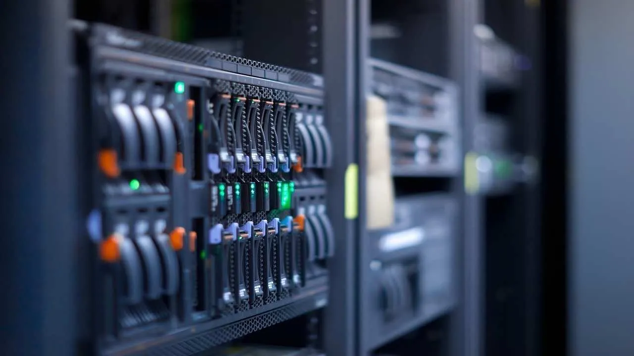 Server infrastructure representing BrainWeb's managed hosting service.