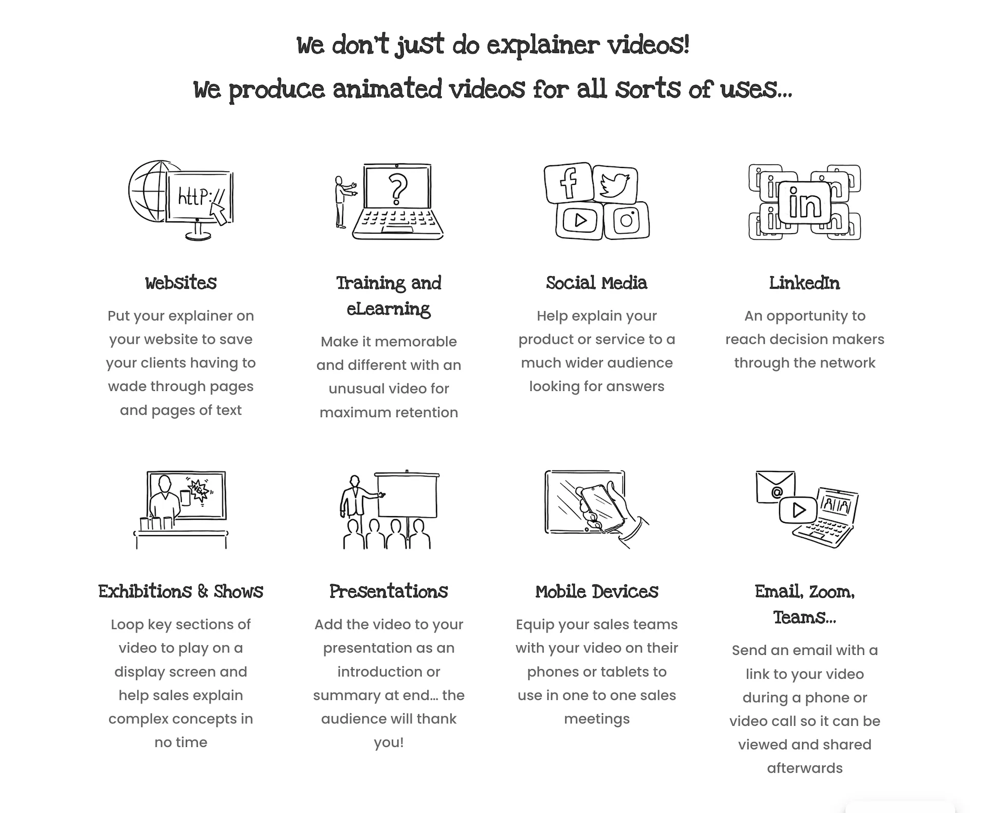 WordPress web design for i-Presentations — screenshot