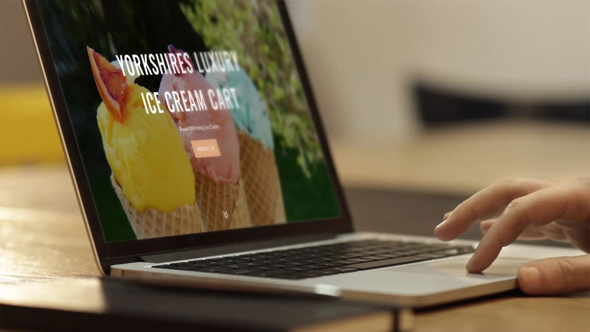Yorkshire’s Luxury Ice Cream Cart — screenshot